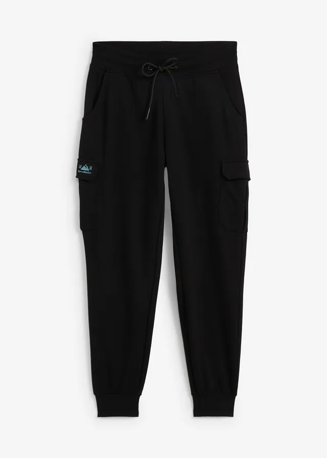 Pantaloni sport cu buzunare cargo