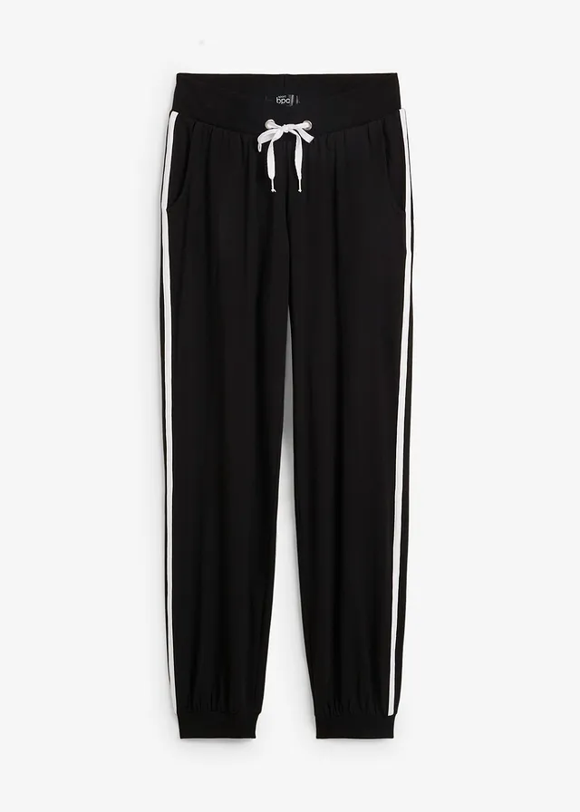 Pantalon de jogging en coton, Couleur: noir