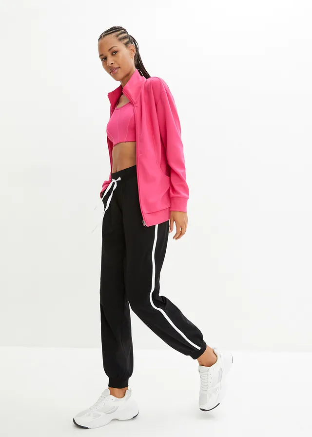 Pantalon de jogging en coton, Couleur: noir