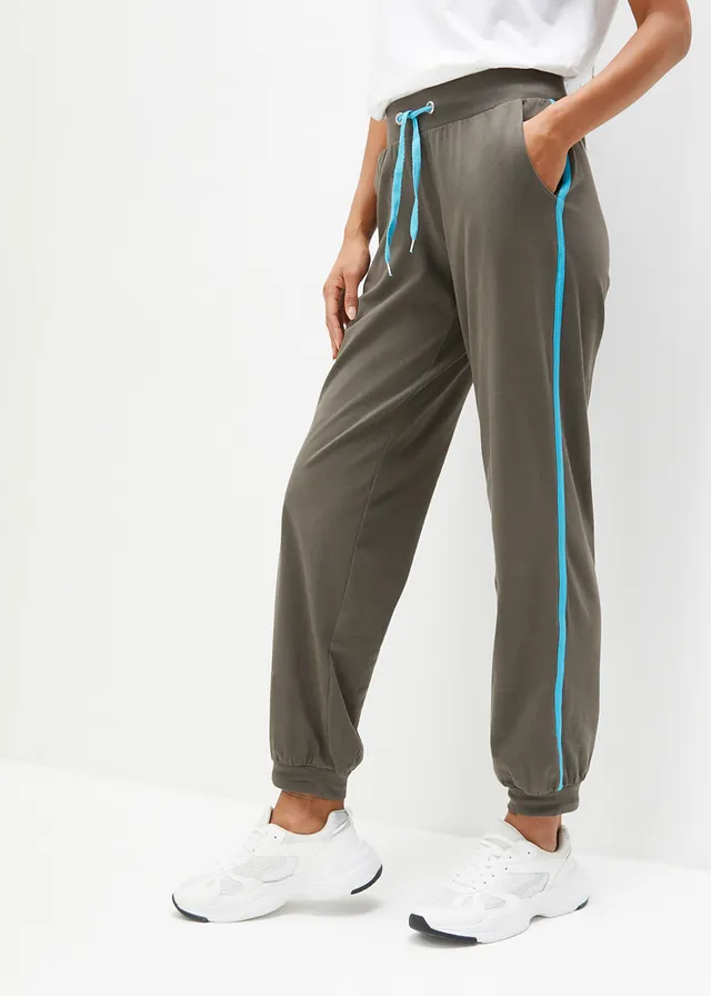 Joggingbroek van katoen, Kleur: 