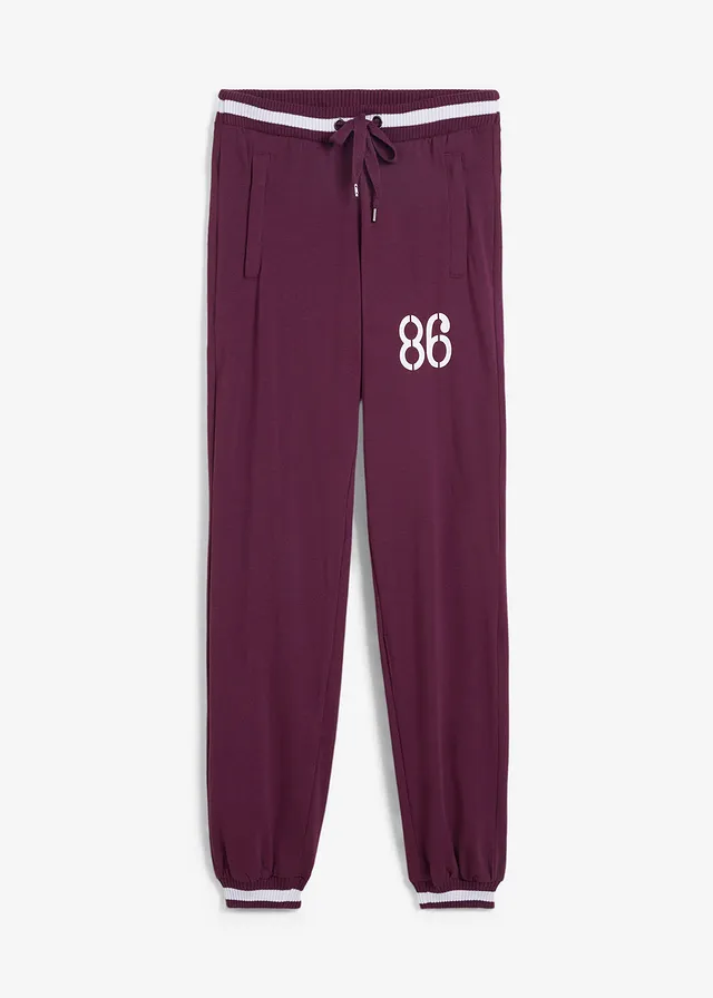Pantaloni casual din amestec elastic cu bumbac