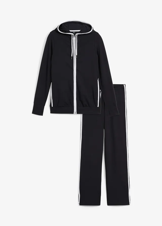 Costum sport din bumbac, stretch (set/2 piese)