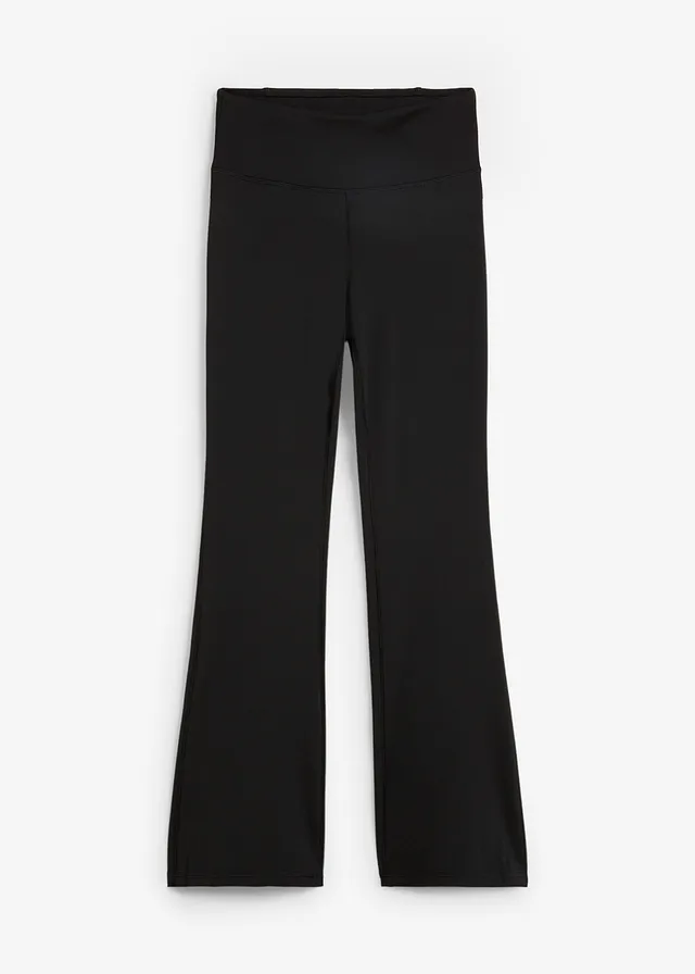 Pantalon de sport sculptant à séchage rapide, Couleur: noir