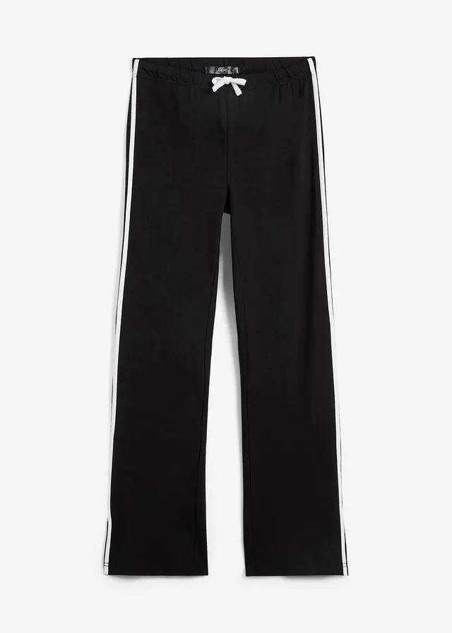 Jersey broek van katoen met stretch