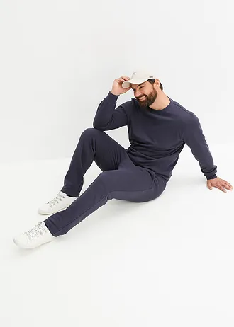 Pantalon de jogging regular, Couleur: bleu foncé