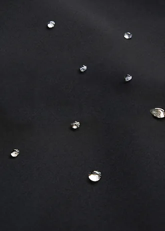 Pantalon chaud avec doublure polaire et taille élastiquée, imperméable • noir • Boutique bonprix