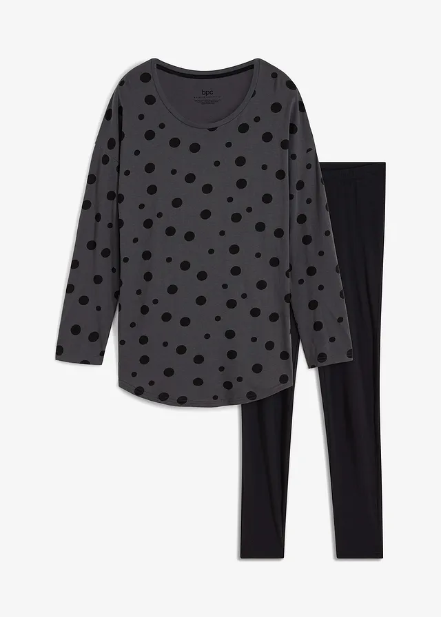 Pijama oversize cu colanți