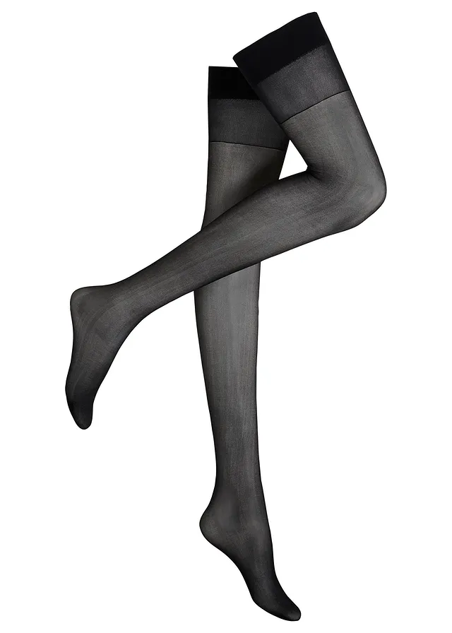 Podväzkové pančuchy 20den Satin Sheer, s recyklovaným polyamidom