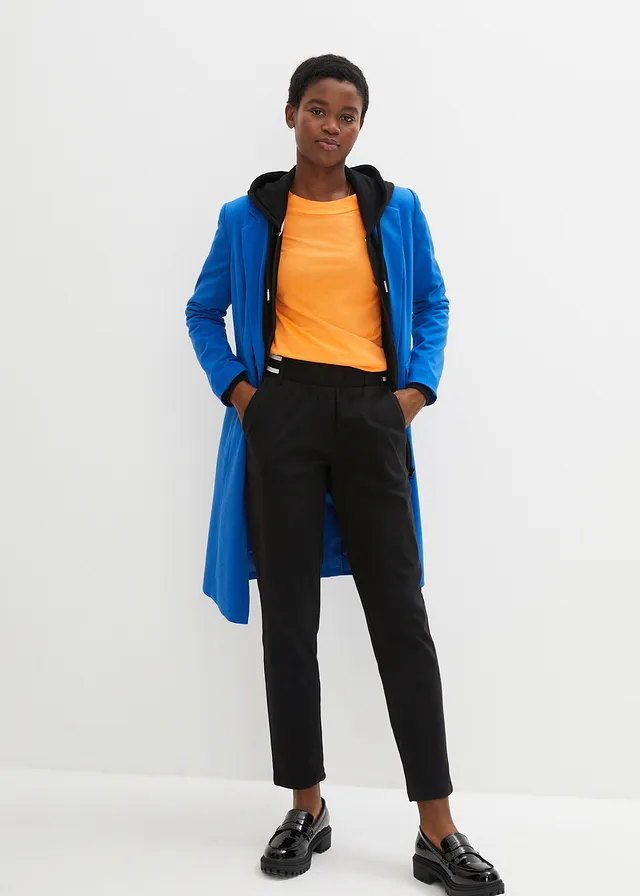 Pantalon 100% coton, Couleur: noir