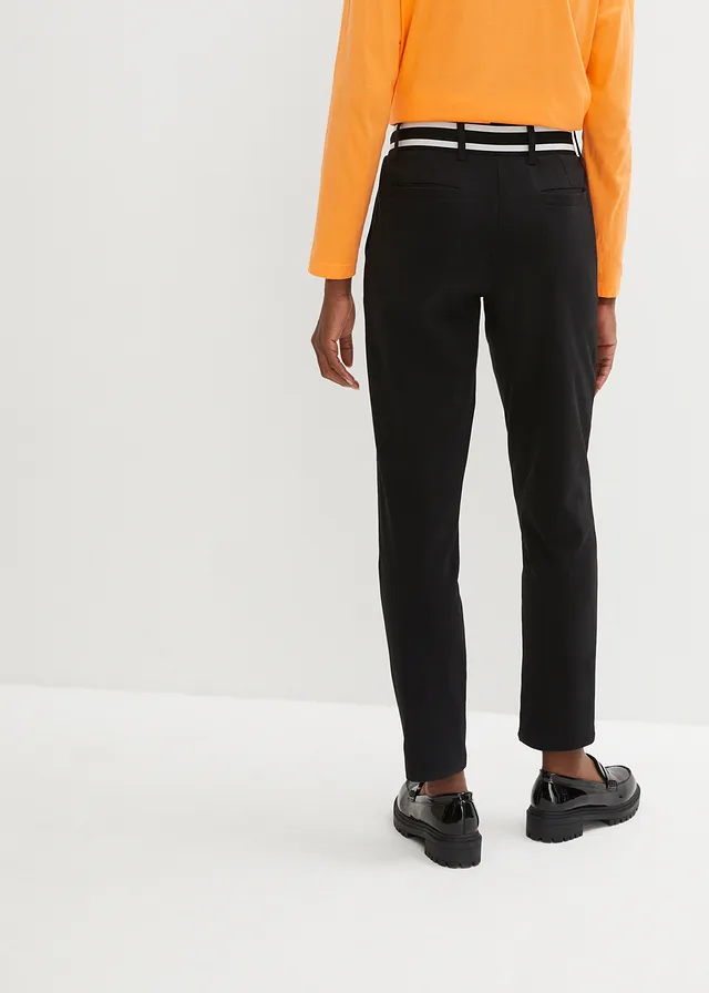 Pantalon 100% coton, Couleur: noir