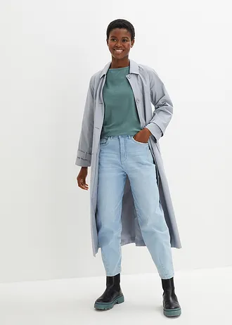 Tričko s lodičkovým výstřihem • šedozelená • bonprix obchod