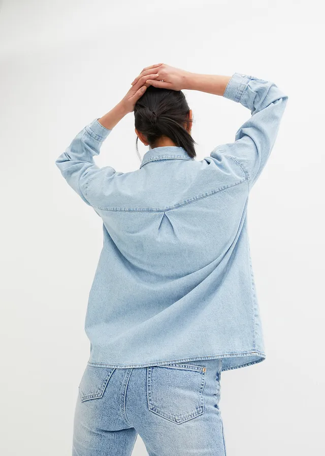 Chemise en jean oversize • bleu clair denim • product-page.page-title-suffix