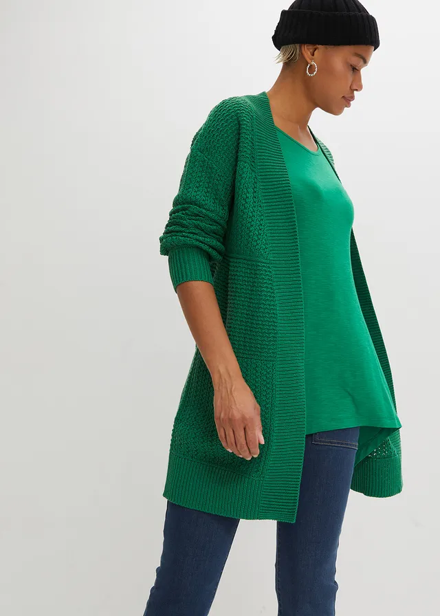 Lang vest, Kleur: groen