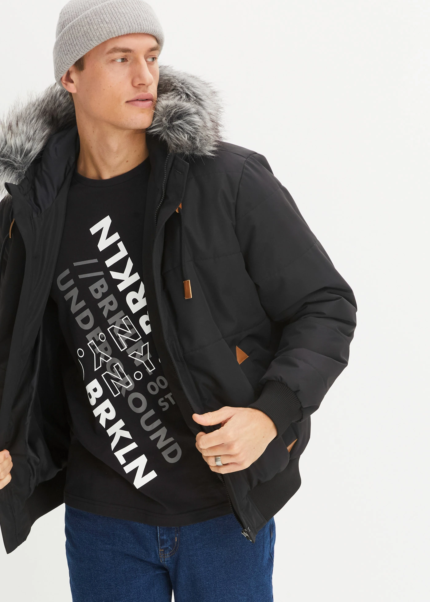 Longsleeve van puur biologisch katoen • zwart • bonprix online shop