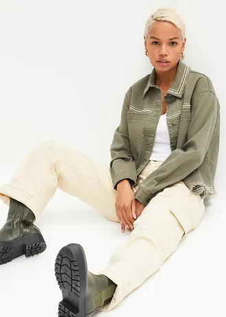 Žebrované tílko z čisté organické bavlny (2 ks v balení) • černá + bílá • bonprix obchod