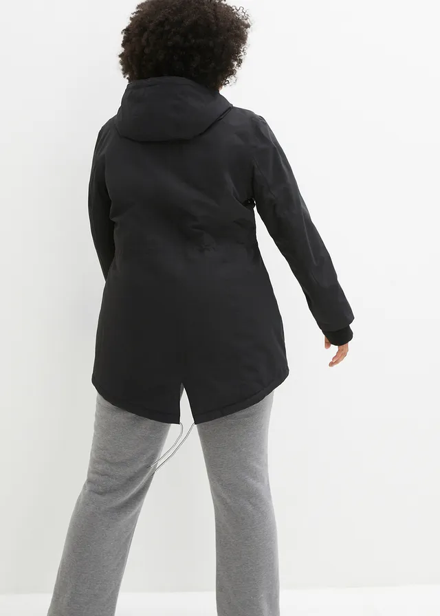 Outdoorjas, waterdicht, Kleur: zwart