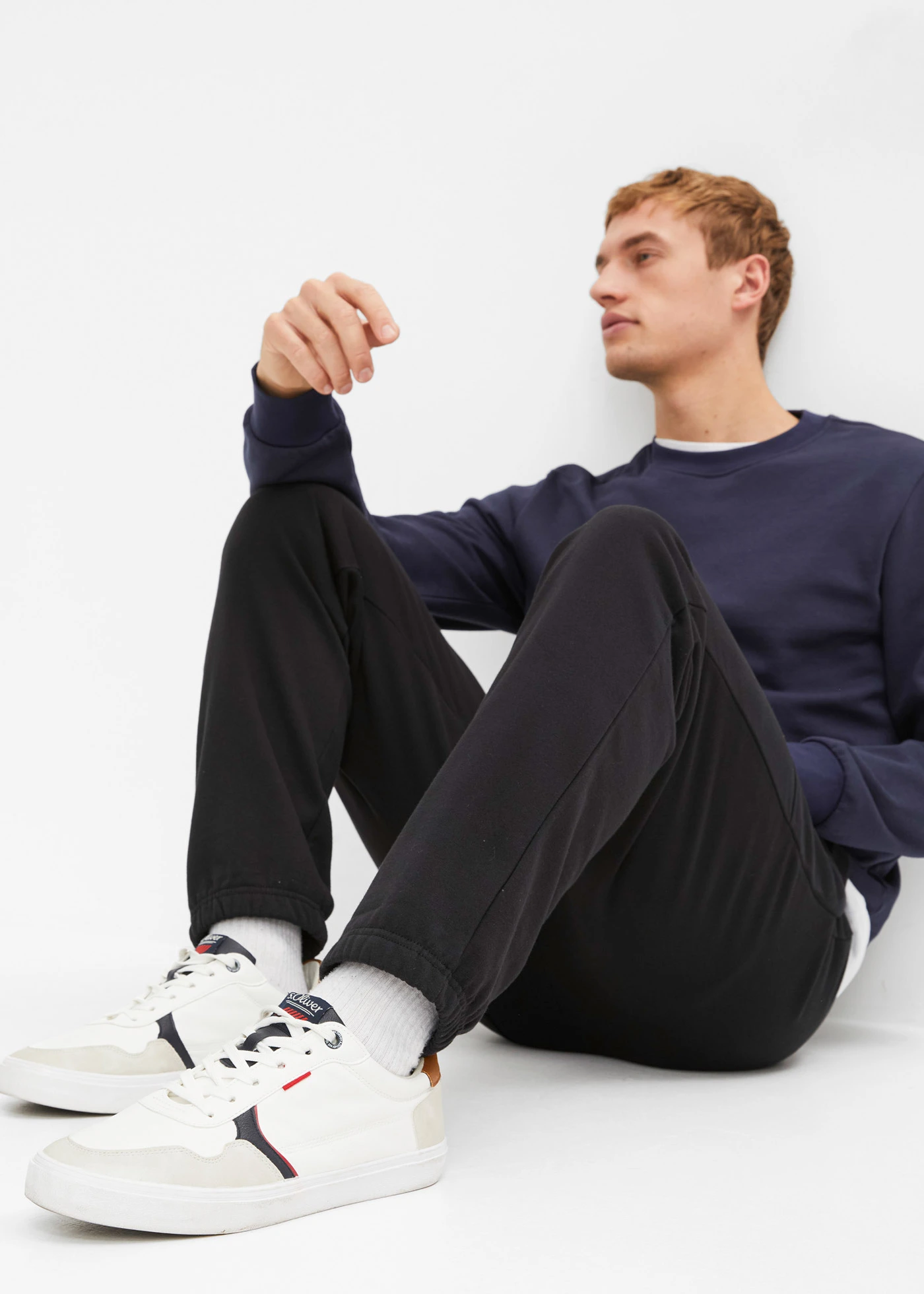 Joggingbroek van puur biologisch katoen • zwart • bonprix online shop