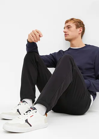 Pantaloni de jogging din bumbac organic 100% • negru • magazin bonprix