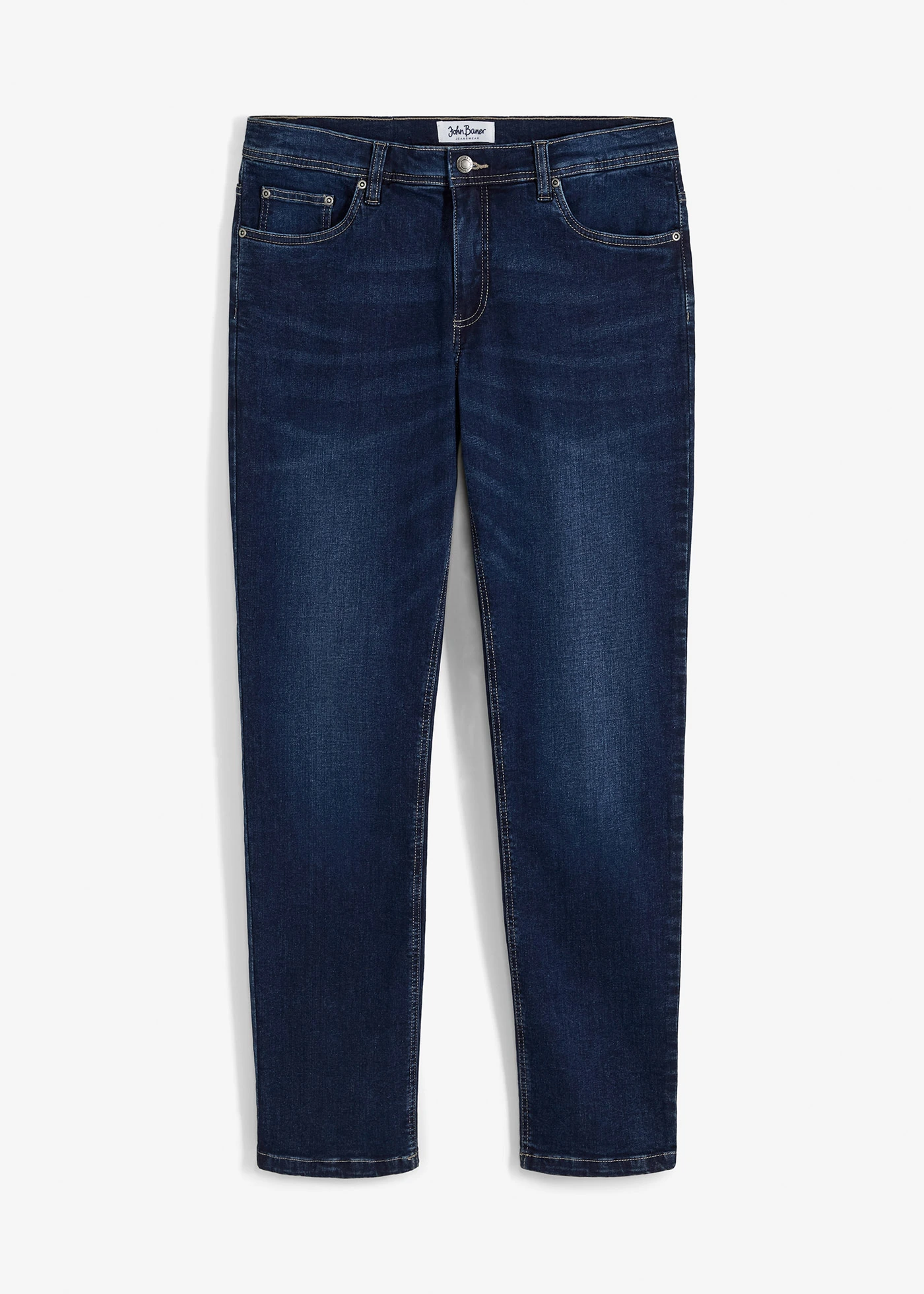 Regular fit stretch jeans, straight • blauw denim • bonprix online shop