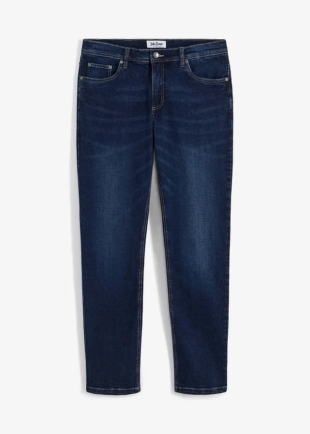 Regular fit stretch jeans, straight
