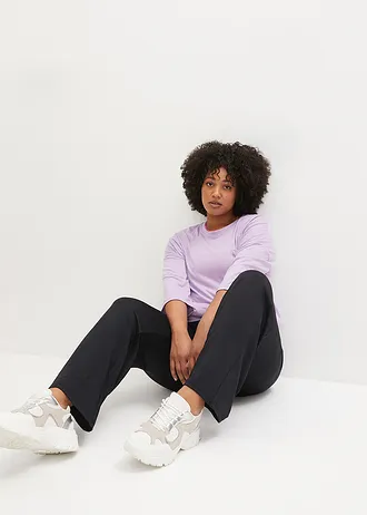 Allround sportlegging met ritszakken, Kleur: zwart