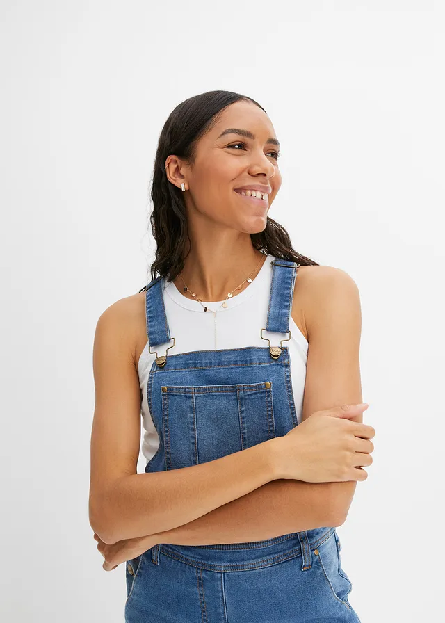 Salopette en jean boyfriend • bleu clair denim • product-page.page-title-suffix