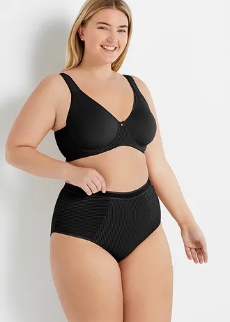 Soutien-gorge minimiseur à bretelles rembourrées, Couleur: noir