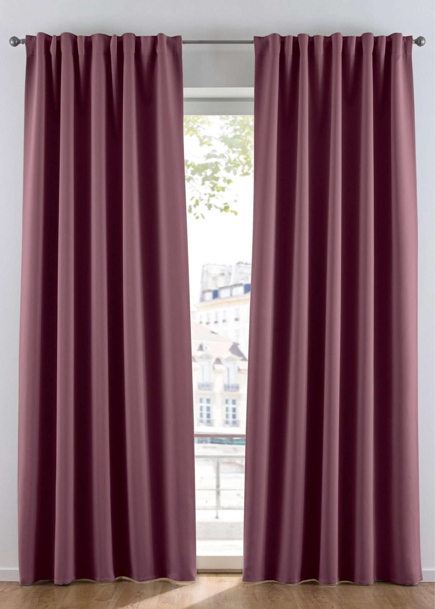 Rideau obscurcissant (1 pce), nombreuses tailles • aubergine • Boutique bonprix
