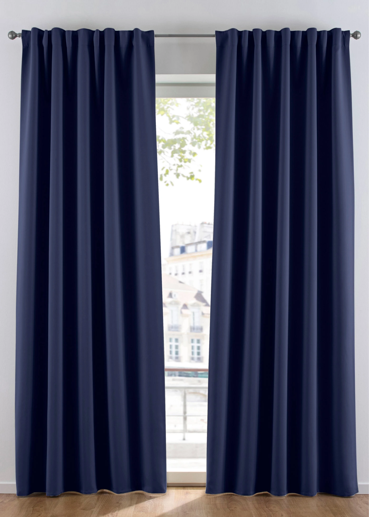 Rideau obscurcissant (1 pce), nombreuses tailles • bleu nuit • Boutique bonprix