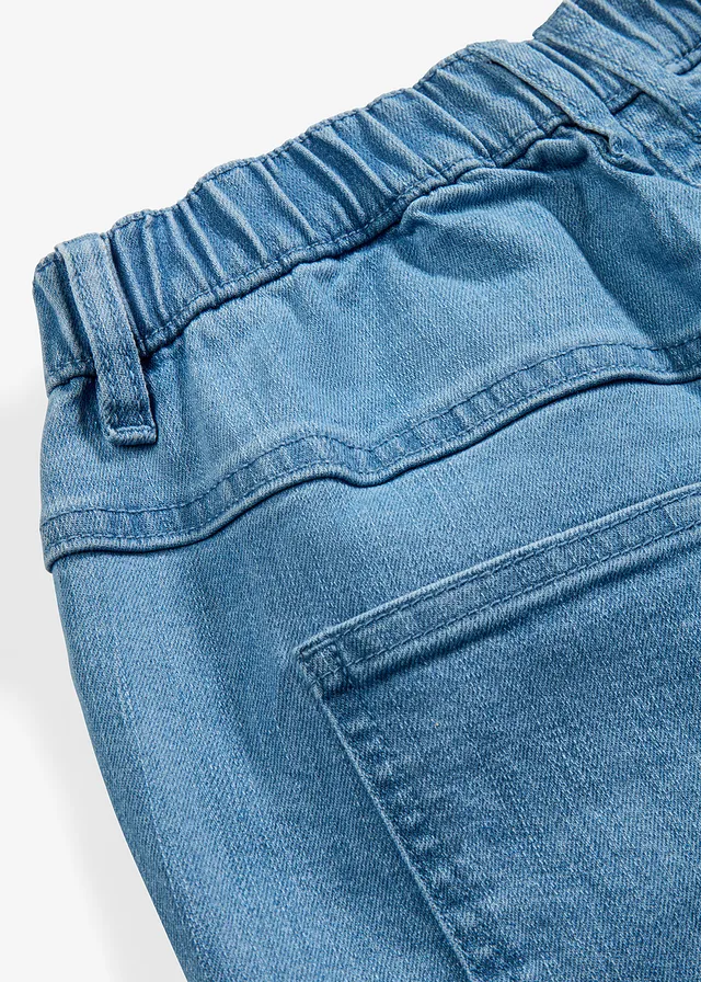 Mom jeans met high waist, stretch • lichtblauw denim • product-page.page-title-suffix