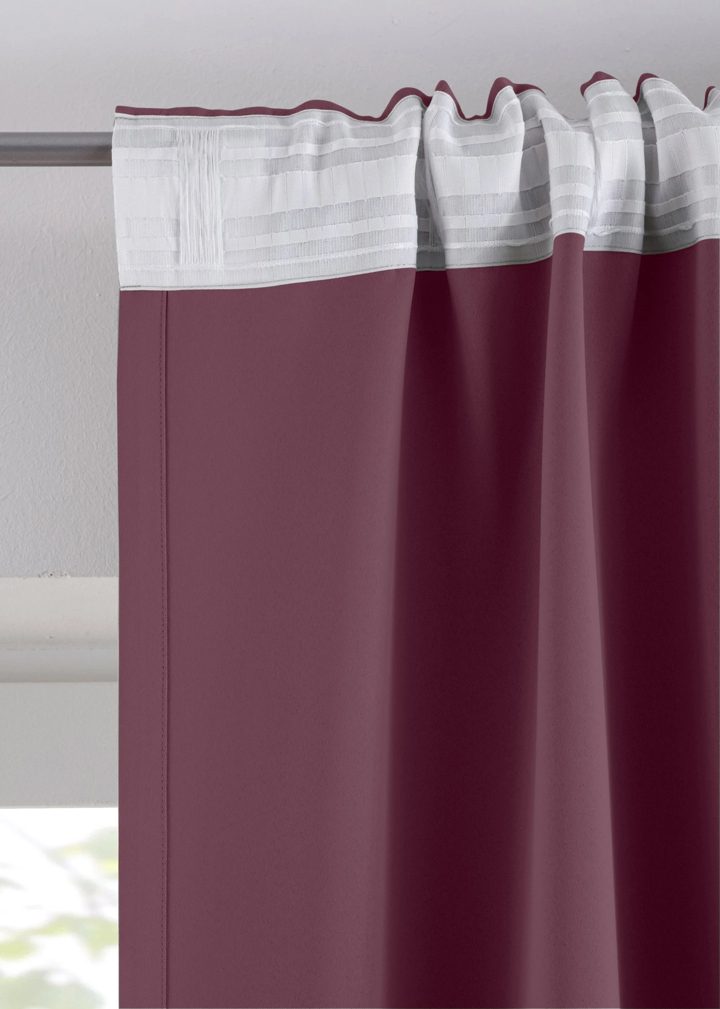 Rideau obscurcissant (1 pce), nombreuses tailles • aubergine • Boutique bonprix