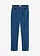 Straight jeans mid waist, stretch, Kleur: blauw denim