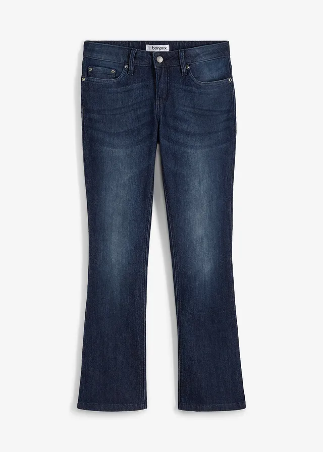 Jeansy o kroju bootcut, mid waist, ze stretchem