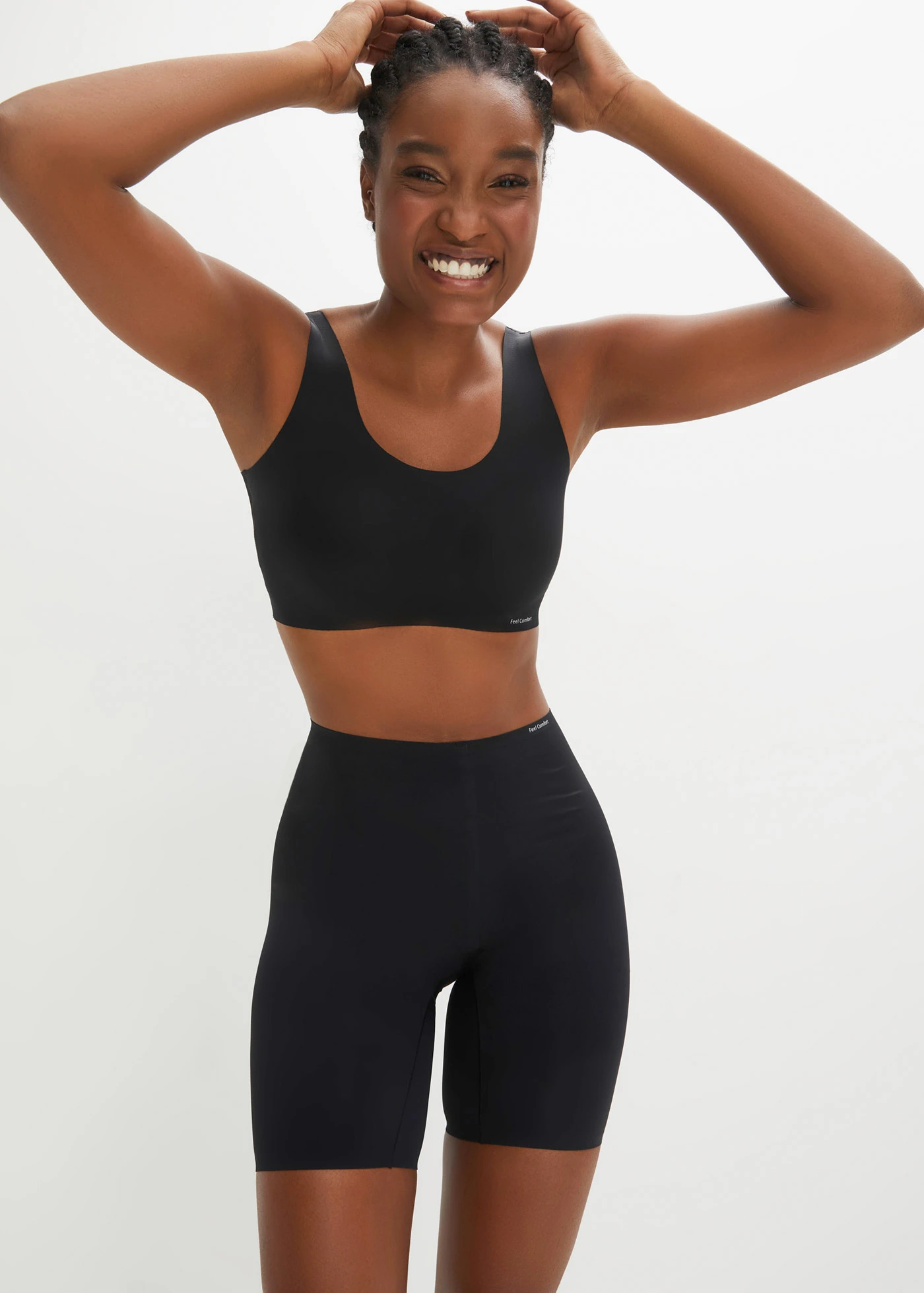 Cycliste Feel Comfort découpe laser • noir • Boutique bonprix