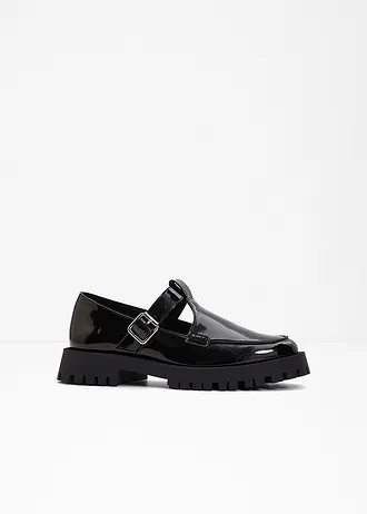 Loafersy chunky z wycięciami