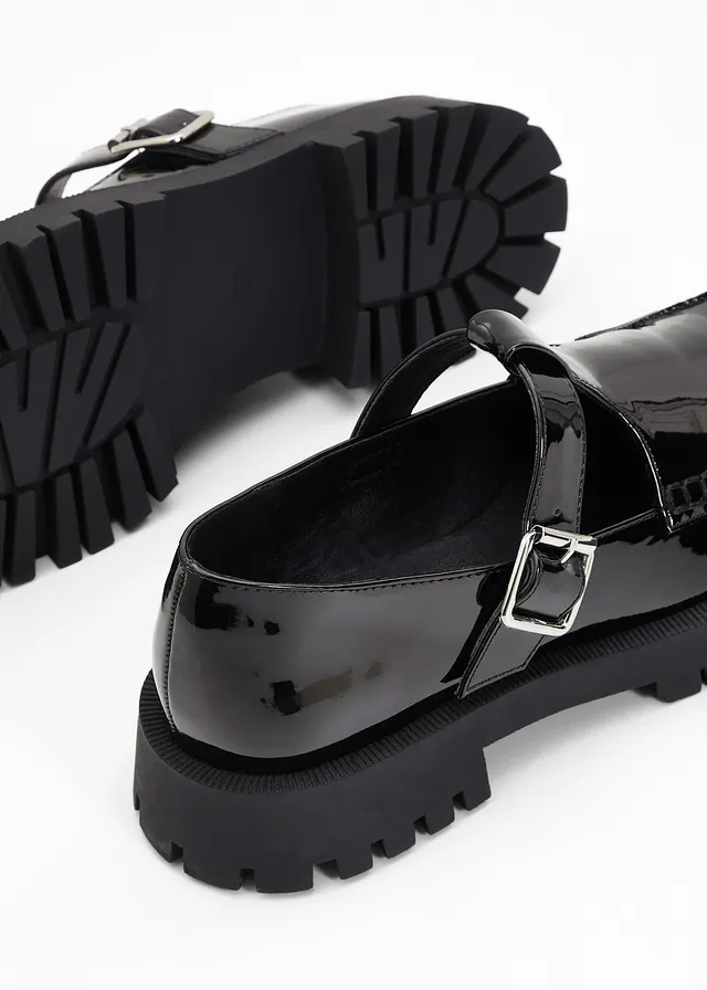Mocassins chunky à découpes • noir • product-page.page-title-suffix