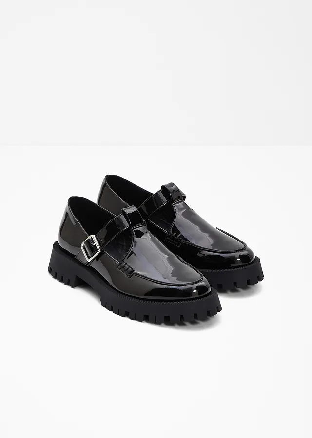Mocassins chunky à découpes • noir • product-page.page-title-suffix