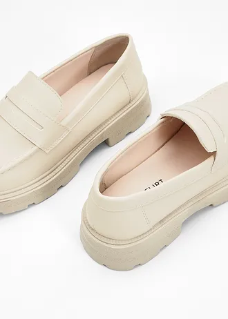 Chunky loafers • beige • bonprix online shop