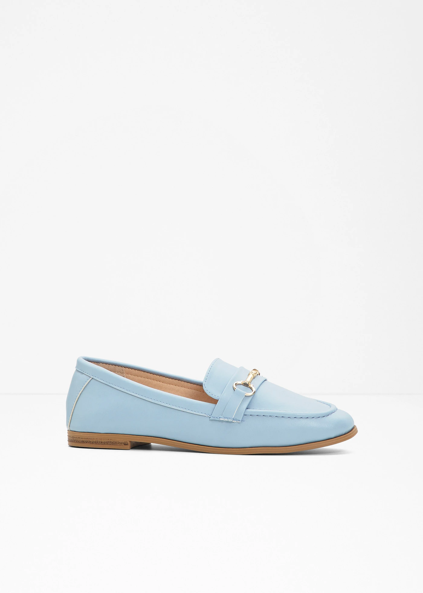 Mocassins avec barrette • bleu clair • Boutique bonprix