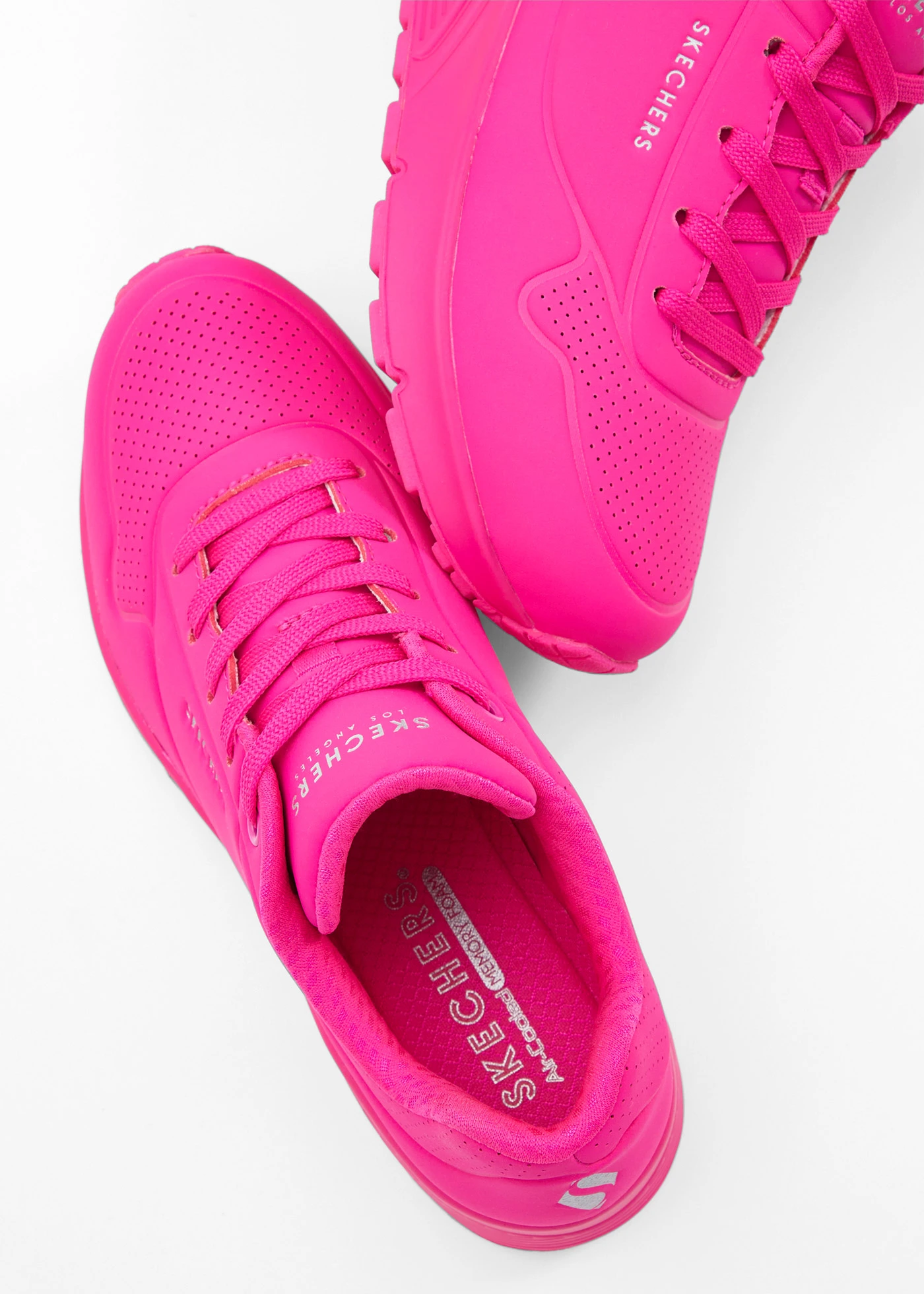 Sneakers Skechers à mémoire de forme • rose fluo • Boutique bonprix