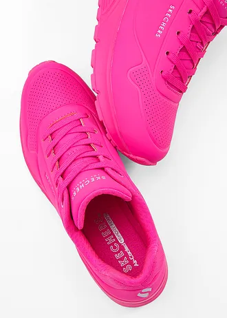 Tenisky značky Skechers s paměťovou pěnou • neonová pink • bonprix obchod