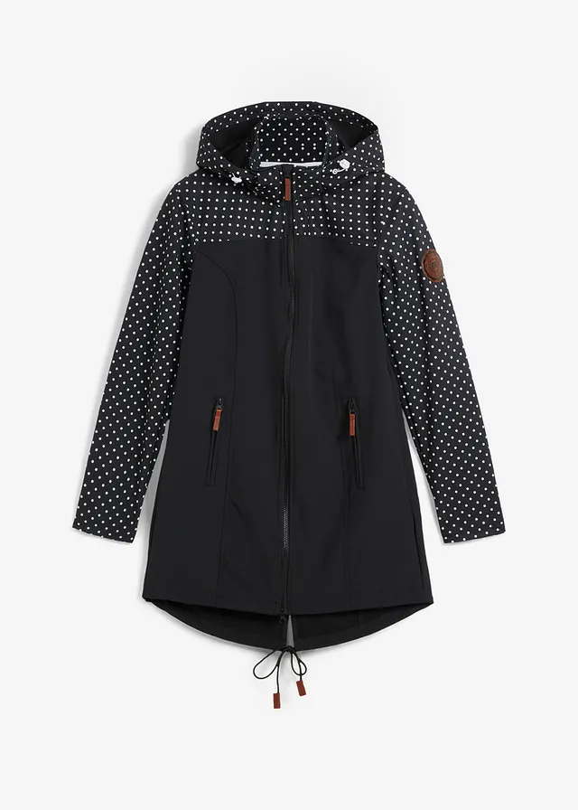 Veste déperlante en softshell • noir • Boutique bonprix