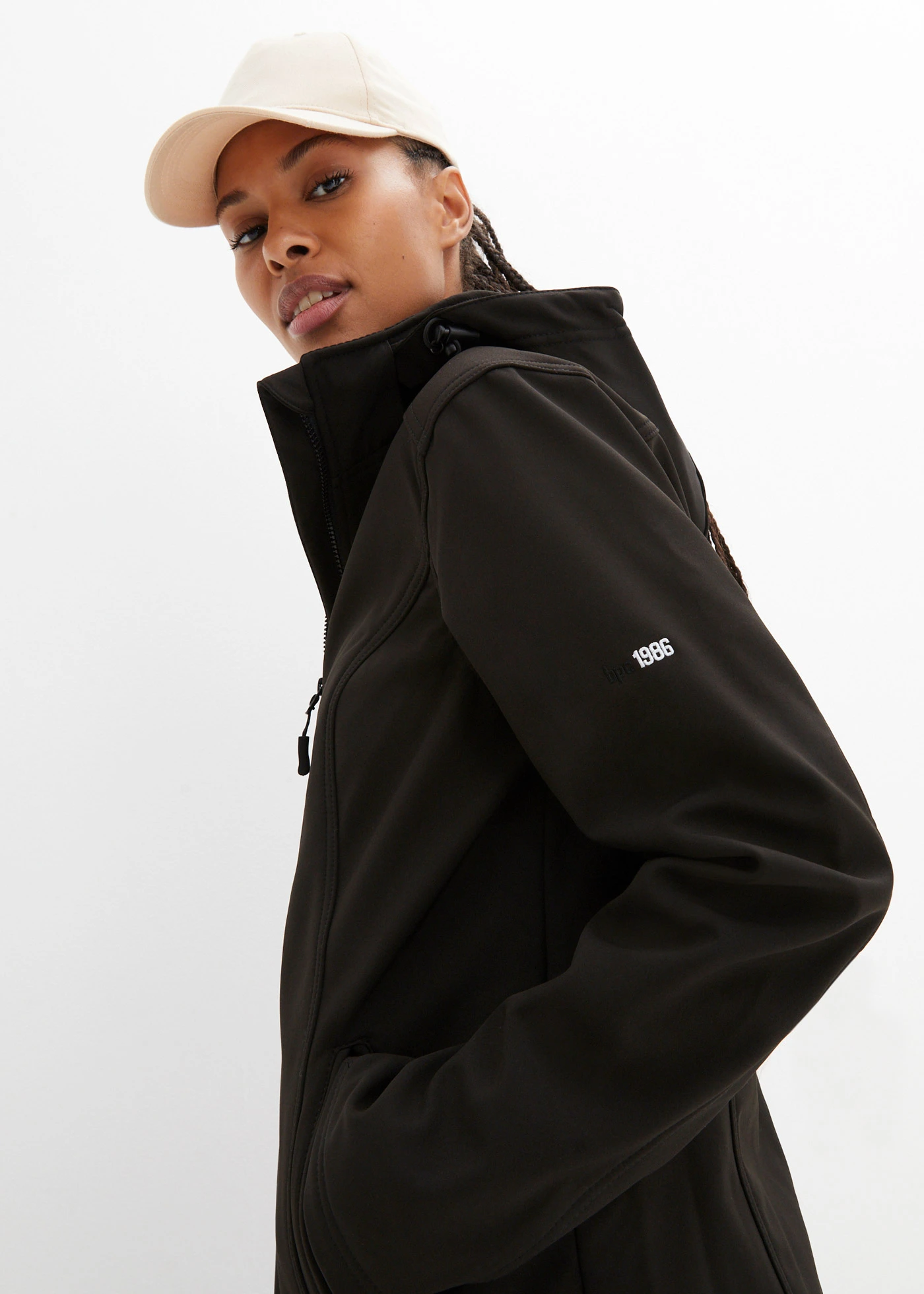 Parka déperlante en softshell • noir • Boutique bonprix