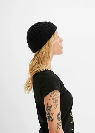 T-shirt à imprimé Mickey • noir-doré • Boutique bonprix