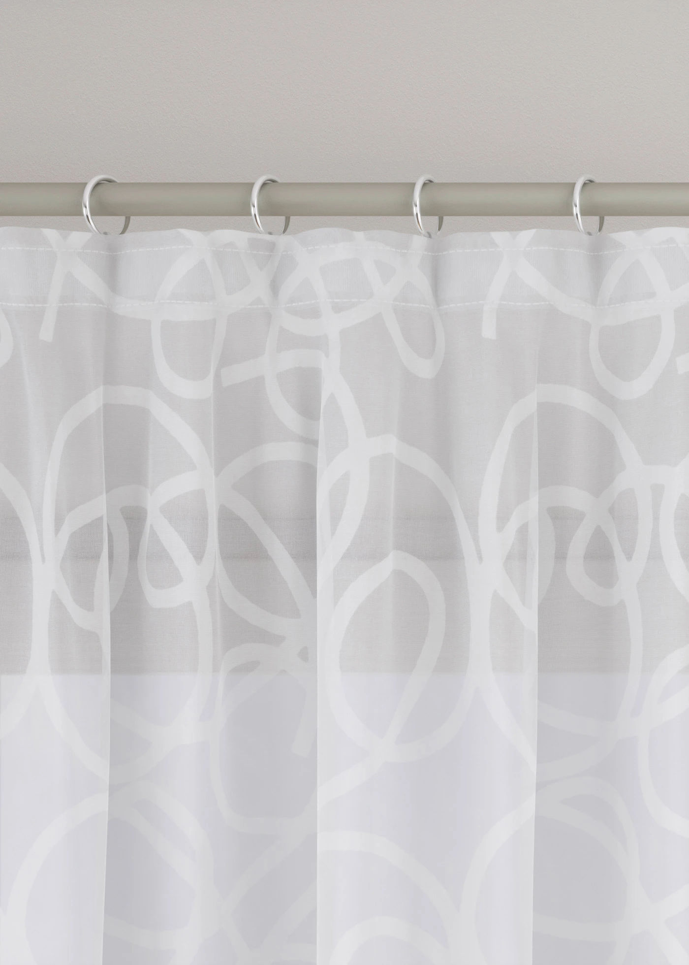 Voilage imprimé (1 pce) • blanc imprimé • Boutique bonprix