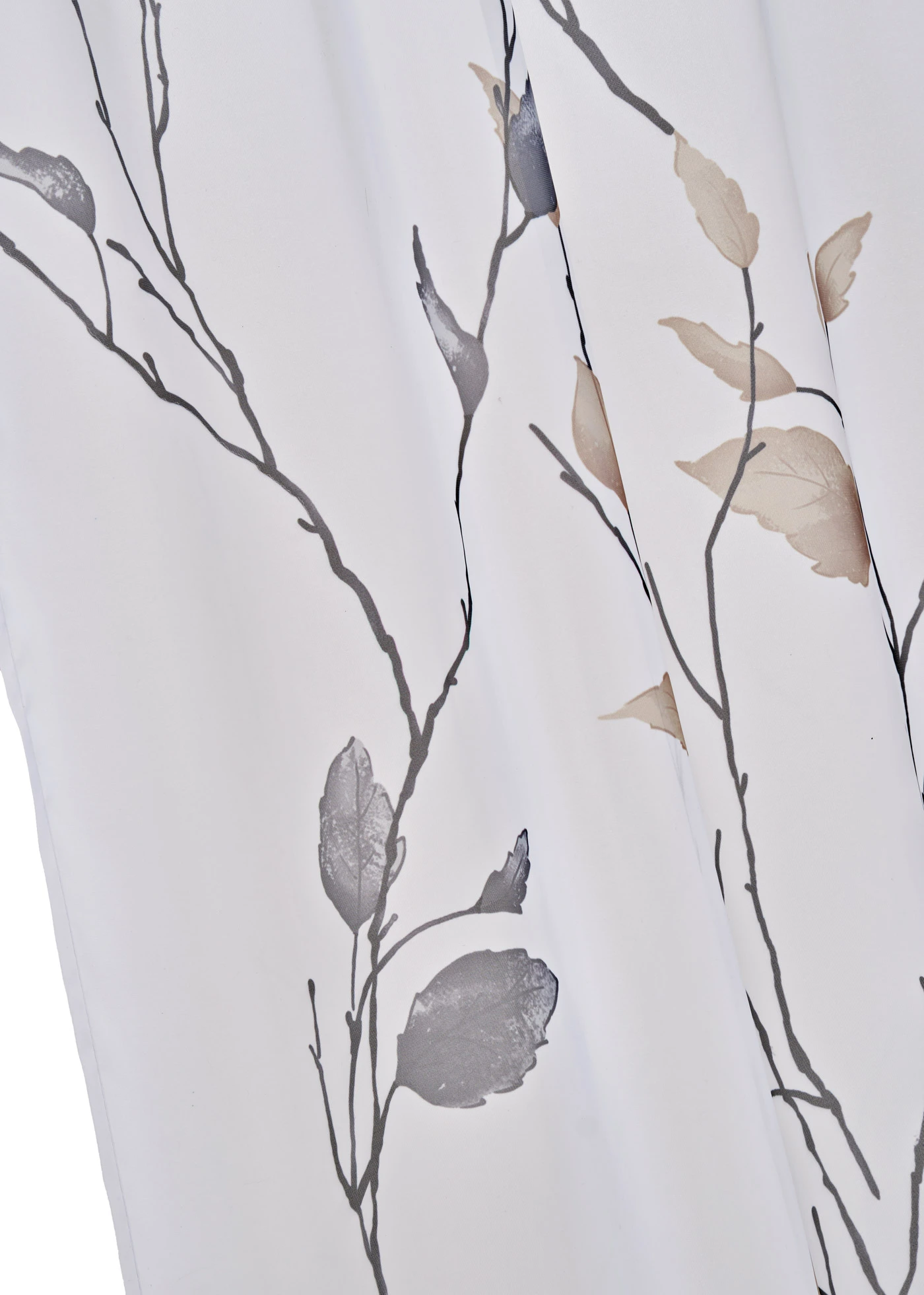 Voilage en tissu léger (1 pce) • blanc-sable-gris floral • Boutique bonprix