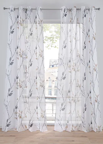 Voilage en tissu léger (1 pce)