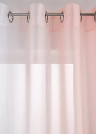 Lot de 2 voilages en tissu léger, aussi en XXL • rose • Boutique bonprix