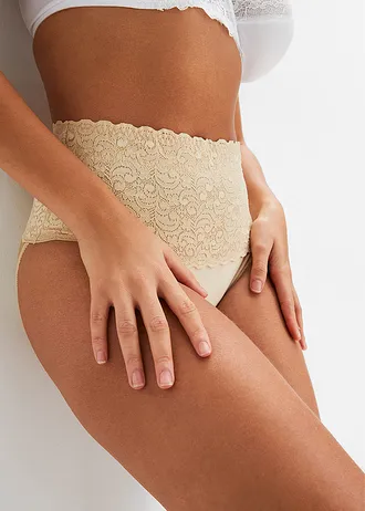 Sterk corrigerende slip (set van 2) • poudre • bonprix online shop