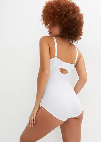 Body o średnim stopniu modelowania sylwetki • biały • sklep bonprix
